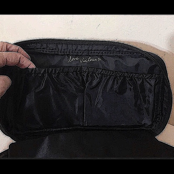 🆕HOST🎉PICK VICTORIA SECRETS BEAUTIFUL SATEEN LIKE MATERIAL SOLD BLACK/SILVER - Picture 9 of 14